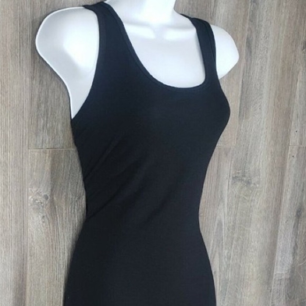 Zenana Black Dress Sleeveless Bodycon Dress Little Black Dress Business Casual - Picture 3 of 11